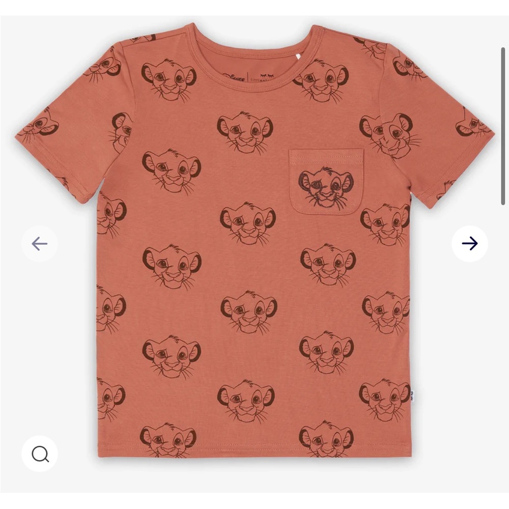 NWT 12-18m sold out Little Sleepies Simba Pocket Tee